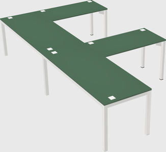 L-shaped desk