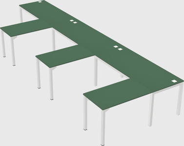 L-shaped desk