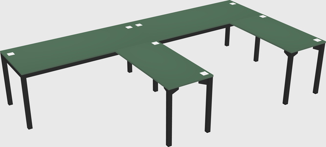 L-shaped desk