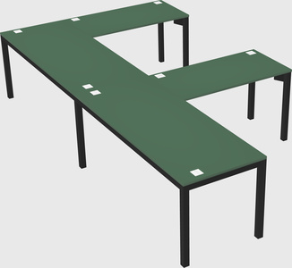 L-shaped desk