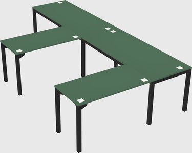 L-shaped desk