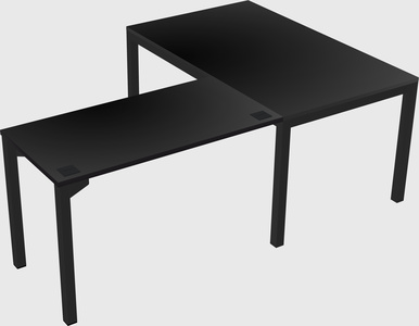 L-shaped desk