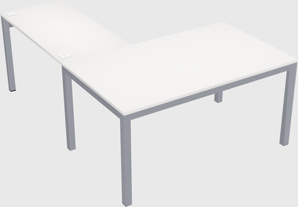 L-shaped desk