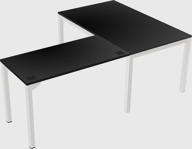 L-shaped desk