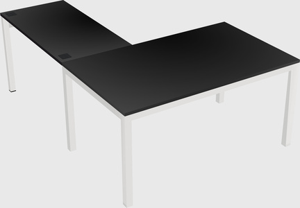 L-shaped desk