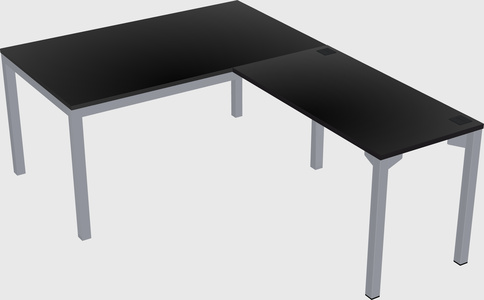 L-shaped desk