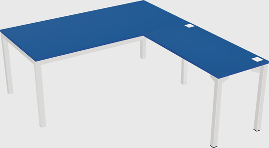 L-shaped desk