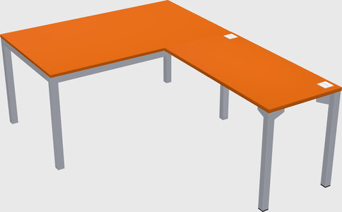 L-shaped desk