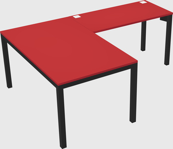 L-shaped desk