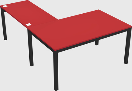 L-shaped desk