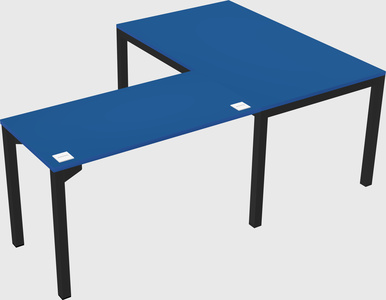 L-shaped desk