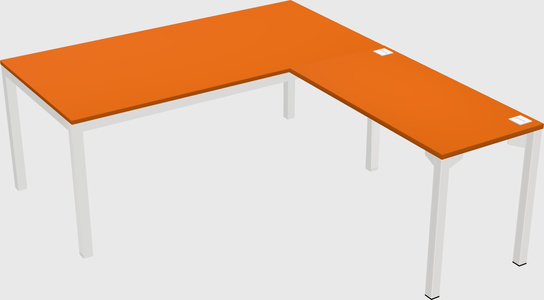 L-shaped desk