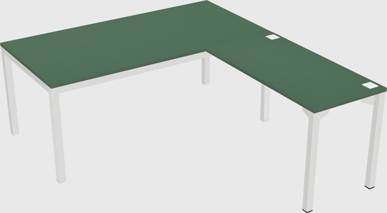L-shaped desk