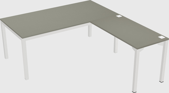 L-shaped desk