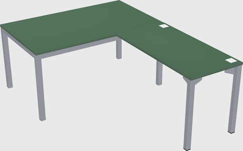 L-shaped desk