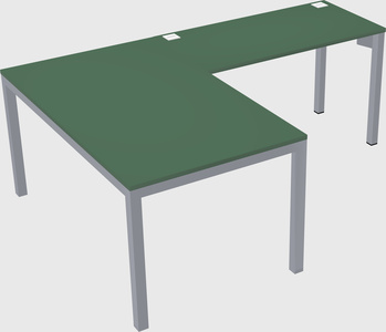 L-shaped desk