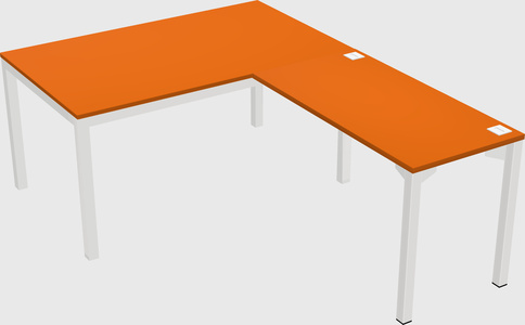 L-shaped desk