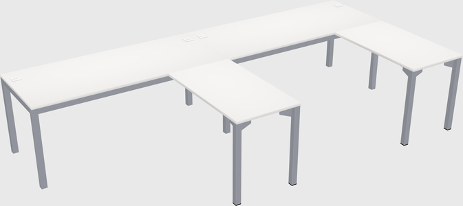 L-shaped desk