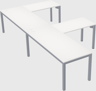 L-shaped desk
