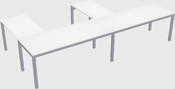 L-shaped desk