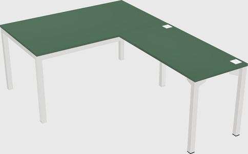 L-shaped desk