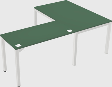 L-shaped desk