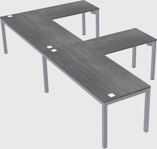 L-shaped desk