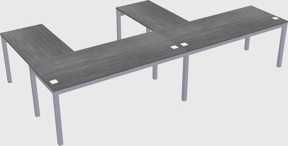 L-shaped desk
