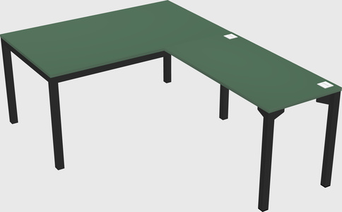 L-shaped desk
