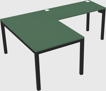 L-shaped desk