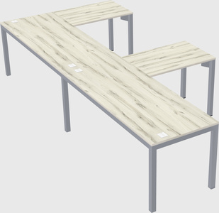 L-shaped desk