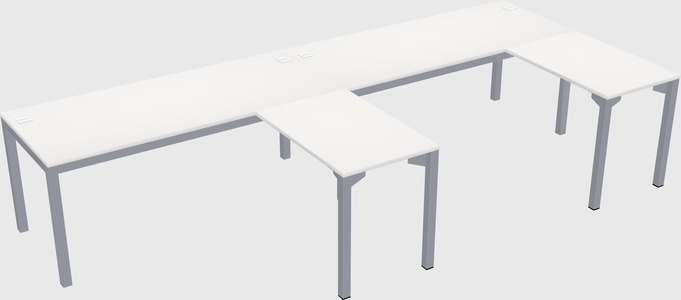 L-shaped desk