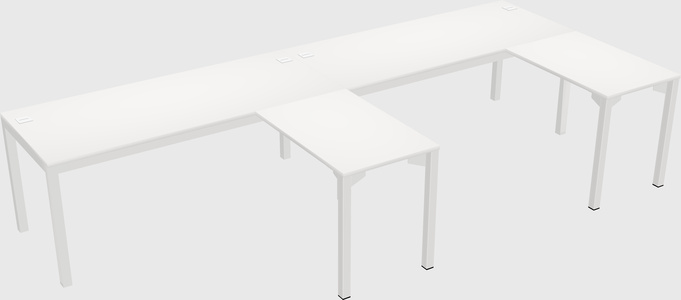 L-shaped desk