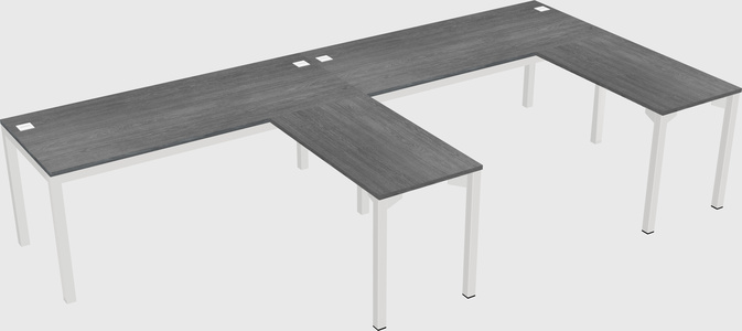 L-shaped desk