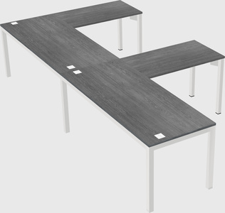 L-shaped desk
