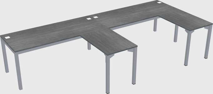 L-shaped desk