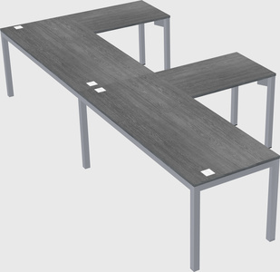 L-shaped desk