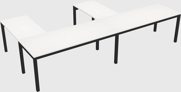 L-shaped desk