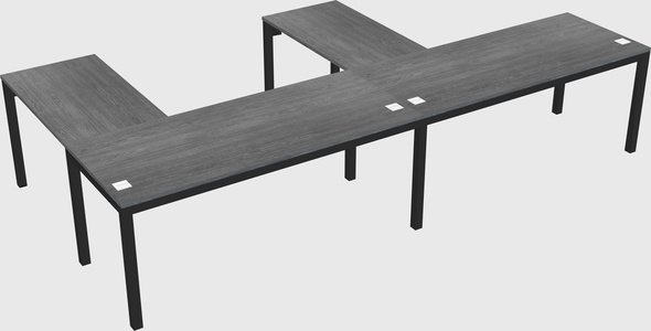 L-shaped desk