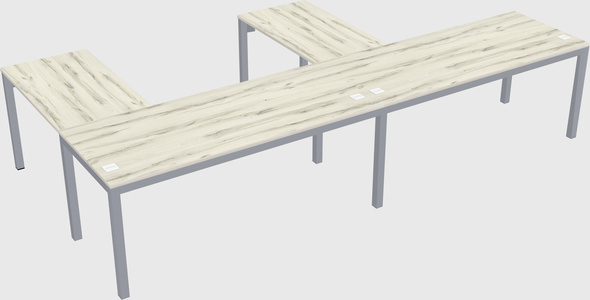 L-shaped desk