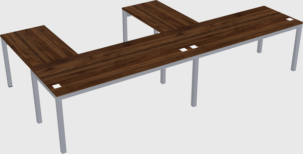 L-shaped desk