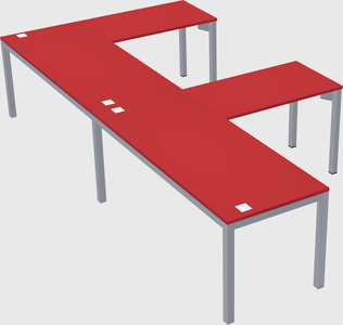L-shaped desk
