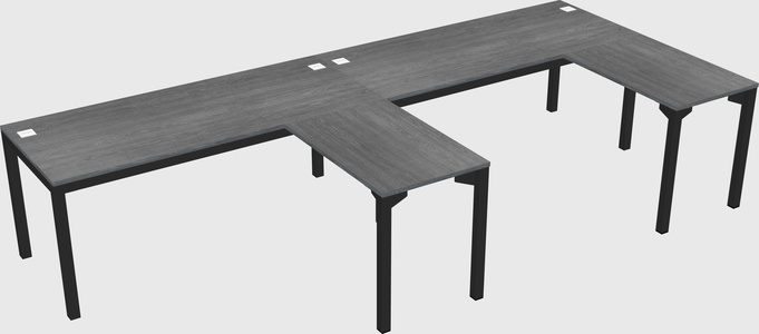 L-shaped desk