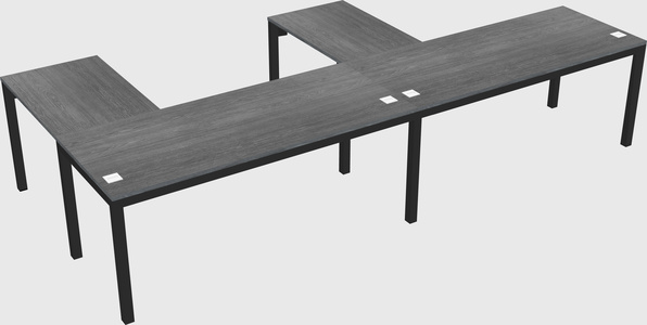 L-shaped desk