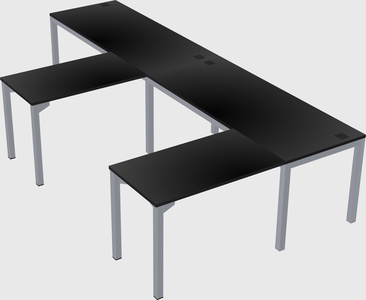 L-shaped desk