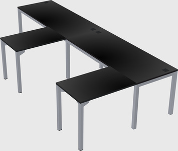 L-shaped desk