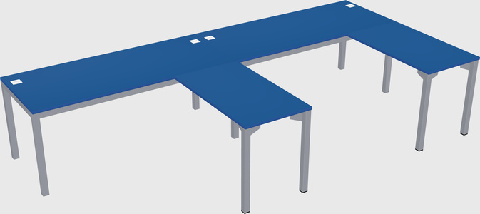 L-shaped desk