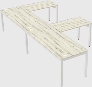 L-shaped desk