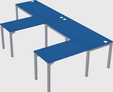 L-shaped desk