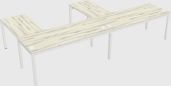 L-shaped desk
